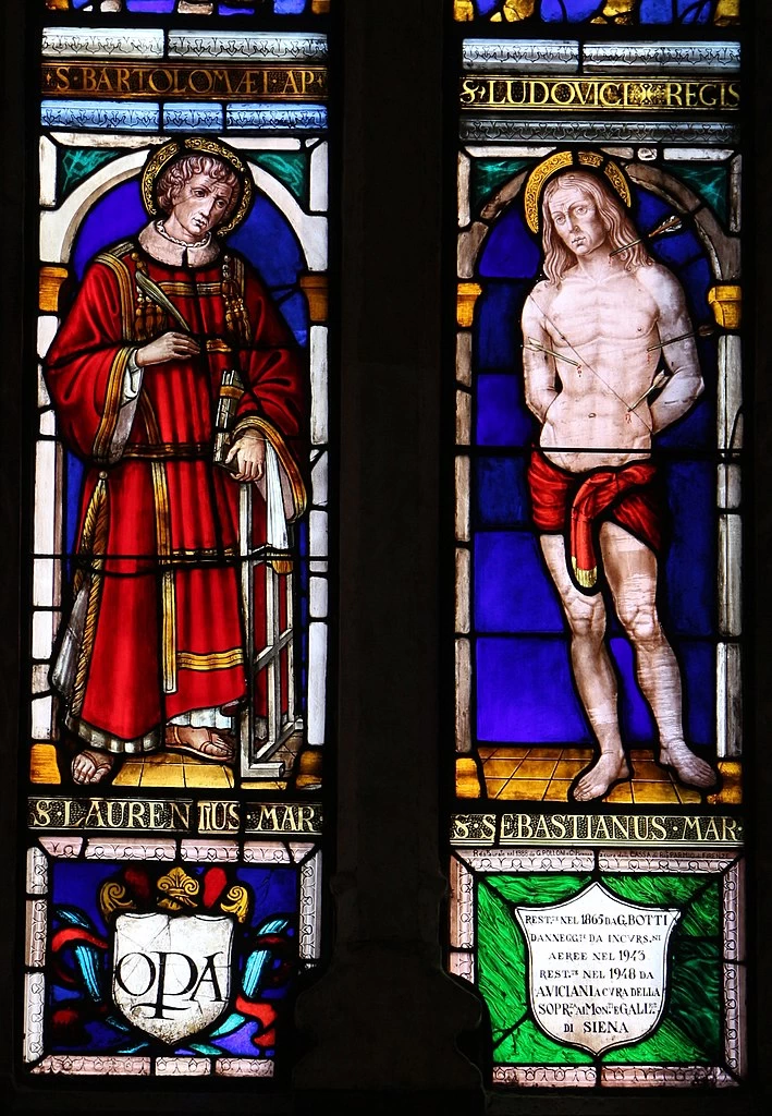 Vetrate con santi - Duomo di Grosseto 6